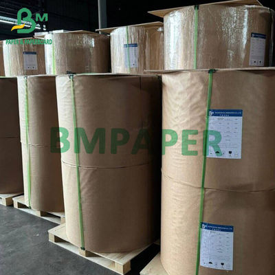 Φαγητό λευκό χαρτί Kraft Roll για τσάντα 120g 150g εκτυπώσιμο MG Kraft 787mm 1092mm πλάτος