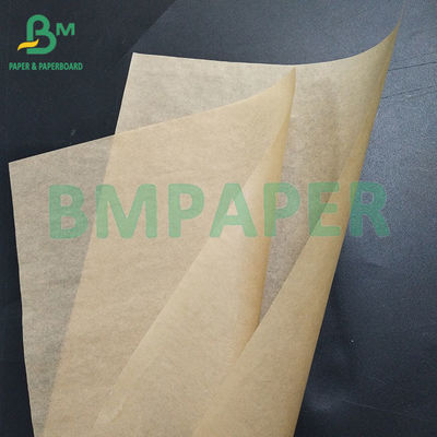 Χαρτί συσκευασίας 40gm Brown Greaseproof Waterproof Grade για συσκευασία χάμπουργκερ