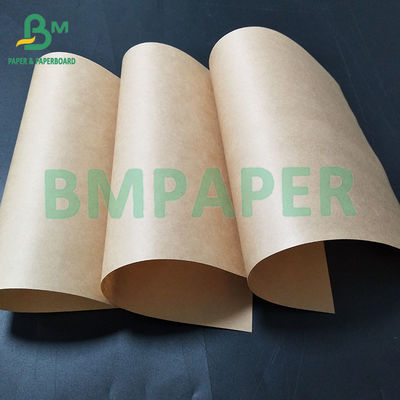 40gm 60gm Τροφική ποιότητα 100% παρθένο ξύλινο χαρτί χαρτοφυλακίου Kraft για συσκευασία