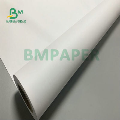 28lb 47lb Κατόπιν επικάλυψης χαρτί CAD 24 36 ίντσες πλάτος ρολ σχεδιαστής χαρτί Bond Roll 3' πυρήνας