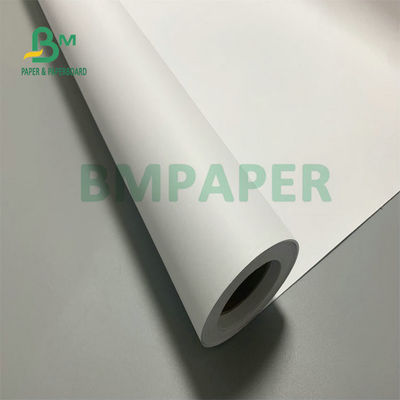 28lb 47lb Κατόπιν επικάλυψης χαρτί CAD 24 36 ίντσες πλάτος ρολ σχεδιαστής χαρτί Bond Roll 3' πυρήνας
