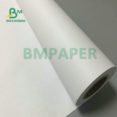 28lb 47lb Κατόπιν επικάλυψης χαρτί CAD 24 36 ίντσες πλάτος ρολ σχεδιαστής χαρτί Bond Roll 3' πυρήνας