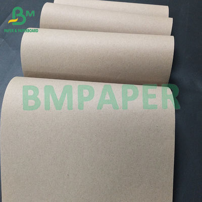 60gm Χωρίς σκόνη χαρτιού Καφέ Bobbin Fiber Core Kraft χαρτί για σωλήνα ταινίας