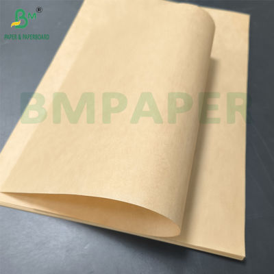 50g 60g Καθαρό πρωτογενές χαρτί από ίνες Kraft 102cm Καφέ χαρτί σάκους