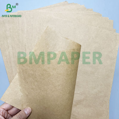 Καλή απόδοση εκτύπωσης 80 120 GSM Σκληρό καφέ χαρτί 17 &quot;x 100 πόδια