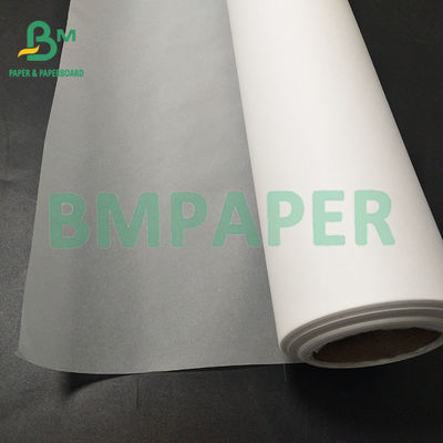 73gm 610mm*50m λευκή καλή εκτύπωση χάρτης ιχνηλάτησης διαφανείς κυλίνδροι συσκευασία