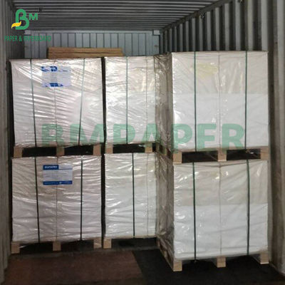 Καλό αποτέλεσμα εκτύπωσης Ευέλικτο 300gm + 15g PE επικαλυμμένο χαρτόνι λευκό 65 x 95 cm
