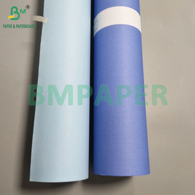 20LB 24 &quot;Μια μεριά φωτεινό μπλε ιώδες CAD σχεδιαστής μηχανικών ομολόγων χαρτί κυλίνδρους
