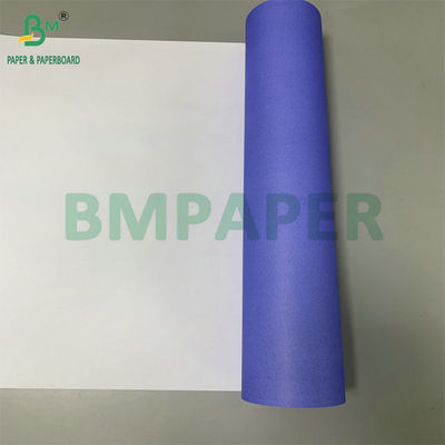 24' X 150ft Μία πλευρά μωβ μπλε 20lb CAD Bond Paper Roll 2' Core
