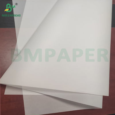 Λευκό χαρτί ιχνηλασίας 90gm Διαφανές χαρτί βέλου για επικάλυψη