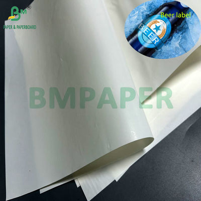 68gm 70gm 1100mm πλάτος υψηλή υγρή αντοχή χαρτί C1S για ετικέτες μπουκαλιών μπύρας