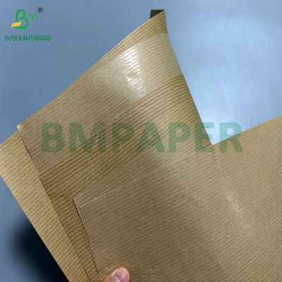 60gm 70gm 70x 100cm Καφέ Επιχρισμένο με 1 πλευρά Ραβδισμένο χαρτί Kraft για σακούλες συσκευασίας τροφίμων