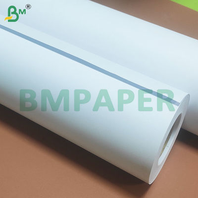 80gm Μεγάλο μορφότυπο CAD Plotter τυπογραφικό χαρτί ρόλους 610mm*100m