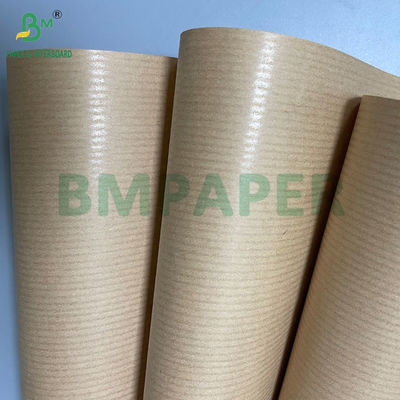 40GSM 50GSM 60GSM Στρογγυλοί χαρτιού Kraft με ραβδώματα 750MM 1000MM
