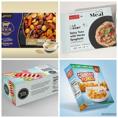 Χαρτί συσκευασίας κατεψυγμένων τροφίμων υψηλής ακαμψίας 275gsm + 15g PE, 635 X 902mm