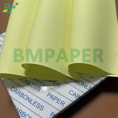 60gm 65gm Χωρίς άνθρακα αντίγραφο χαρτί 8.5 X 11inch CFB CF Καναρίνι χρώμα CCP χαρτί