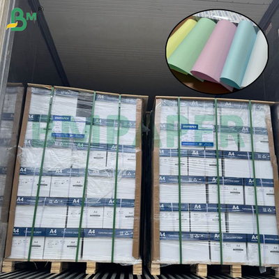 60gm 65gm Χωρίς άνθρακα αντίγραφο χαρτί 8.5 X 11inch CFB CF Καναρίνι χρώμα CCP χαρτί