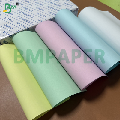60gm 65gm Χωρίς άνθρακα αντίγραφο χαρτί 8.5 X 11inch CFB CF Καναρίνι χρώμα CCP χαρτί