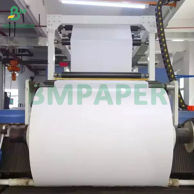 Μαύρο Χαρτί 55gsm 65gsm 75gsm 80gsm Top Coated Θερμικό Χαρτί Jumbo Roll