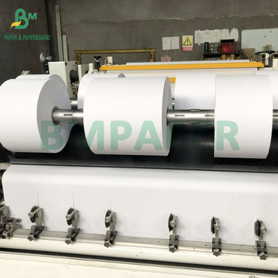 Μαύρο Χαρτί 55gsm 65gsm 75gsm 80gsm Top Coated Θερμικό Χαρτί Jumbo Roll