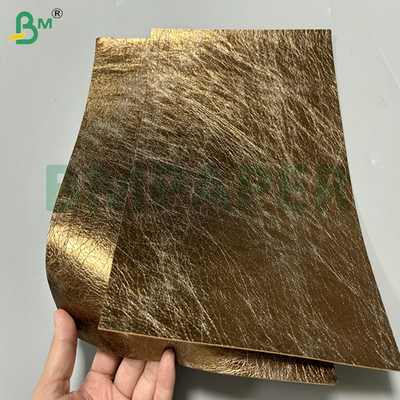0.55mm 0.8mm 150cm πλάτος χρώμα χρυσό καφέ σπασμένο χαρτί σακρών για γυναίκες τσάντες