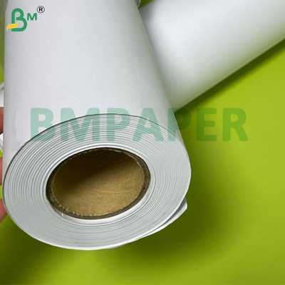 80gm 610*50m Μη επικαλυμμένο λευκό χαρτί με καλή απορρόφηση μελάνης