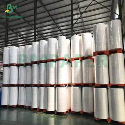 80GSM 90GSM Πάνω επικαλυμμένο άμεσο θερμικό χαρτί Κοντολογητής ρολ 490MM