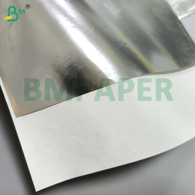 Χαρτί βάσης ετικέτας μπουκαλιού μπύρας μία πλευρά ασήμι & χρυσό μία πλευρά λευκή