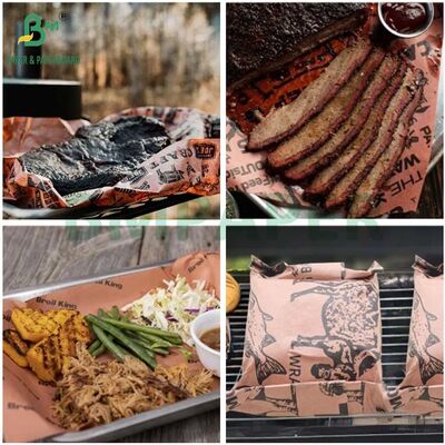 Ανθεκτικά στη θερμότητα ρολά χαρτιού κρεοπωλείου 65gr 70gr Ροζ Καφέ Λευκό για καταψύκτη