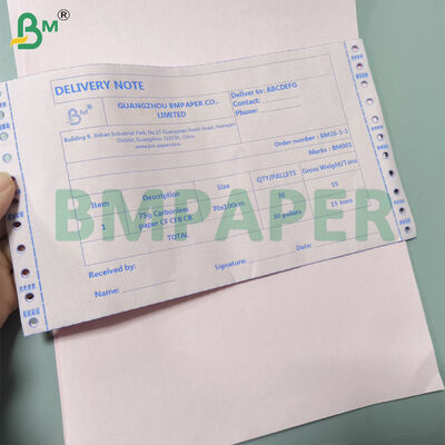 Κανονικό χαρτί χωρίς άνθρακα 20lb 8.5" X 11" Πολύχρωμο χαρτί NCR