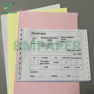 Μπλε εικόνα υψηλής αντίθεσης Premium 48gm 75gm Ακατέργαστο αντίγραφο χαρτί για καθαρά αντίγραφα