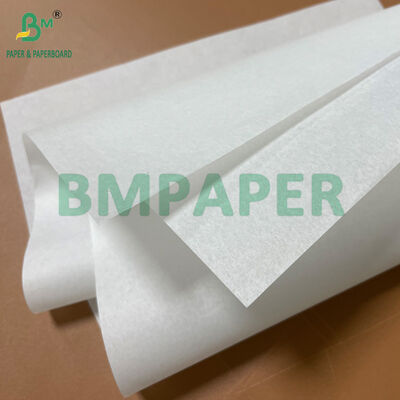 Καλή ομαλότητα 40GSM Jumbo Roll Greaseproof Paper Λευκό για συσκευασία σάντουιτς