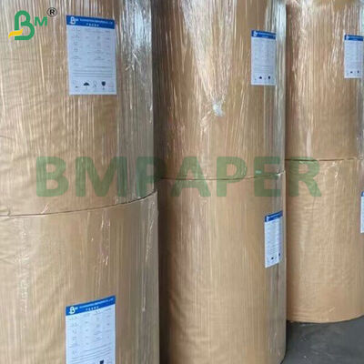 80/100gm Brown Kraft Paper Jumbo Rolls για την κατασκευή χαρτοσακών