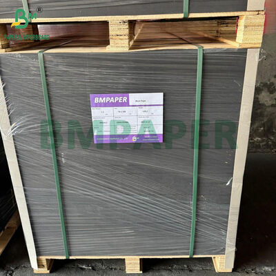 1000gr 1200gr 1400gr Πλήρως Μαύρο Χαρτόνι 93cm X 130cm για Άκαμπτα Κουτιά Συσκευασίας