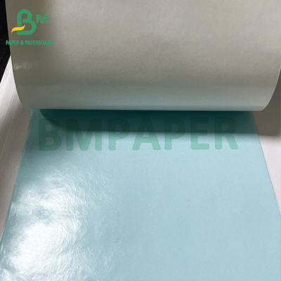 Λιπαρό 80gm Greaseproof Λευκό Μπλε Χαρτί Ελευθέρωσης Καλυμμένο με Σιλικόνιο