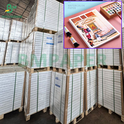 100% ξύλινος χαρτοπολτού 300 γραμμάρια υδατοχρωματικό χαρτί για ζωγραφική 22 x 30 ιντσών